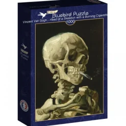 Bluebird Puzzle Puzzle Vincent Van Gogh - Head of a Skeleton with a Burning Cigarette, 1886