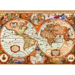 Bluebird Puzzle Puzzle Vintage Map