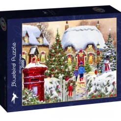 Bluebird Puzzle Puzzle Winter Cottage