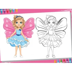Bluebird Puzzle Puzzle XXL Pieces - Color Me - Fée