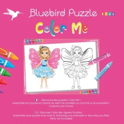 Bluebird Puzzle Puzzle XXL Pieces - Color Me - Fée