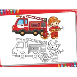 Bluebird Puzzle Puzzle XXL Pieces - Color Me - Pompier