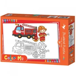 Bluebird Puzzle Puzzle XXL Pieces - Color Me - Pompier